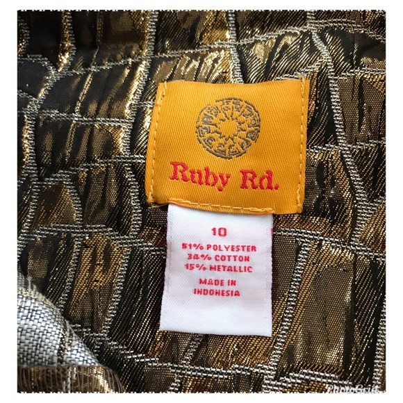 Ruby Rd. NWT Metallic jacket size 10 - Picture 5 of 8